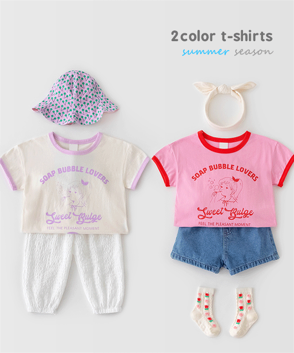 버블소녀티셔츠[티셔츠BDRJ39]