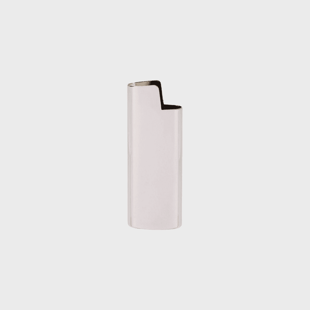 [Tsubota Pearl] Mini Bic Lighter Holder Silver
