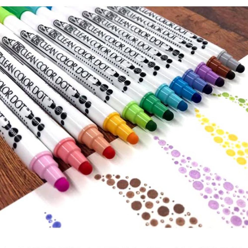 지그 쿠레타케 클린컬러 닷 0.5mm / 낱색 (총14색-옵션선택) TC-6100