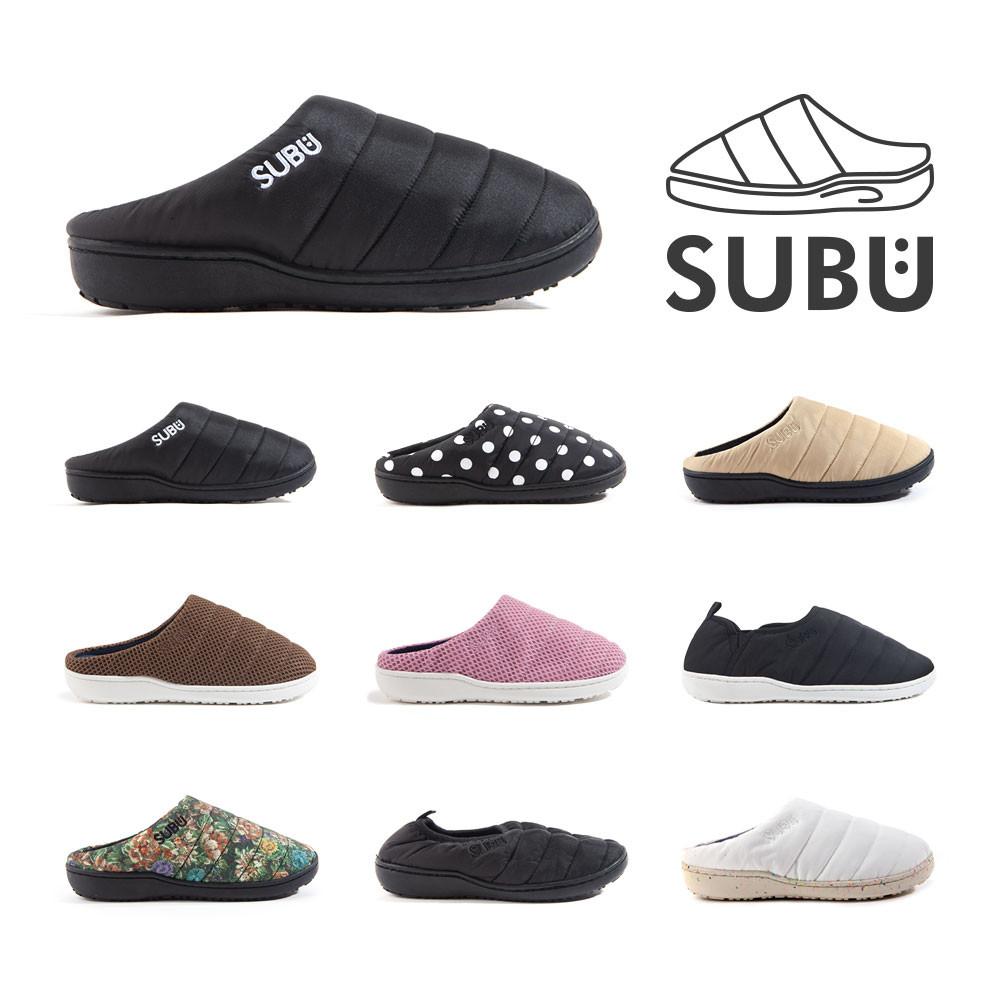 SUBU 당일발송 22FW 수부 캠핑 방한 패딩 겨울 털 슬리퍼 실내화