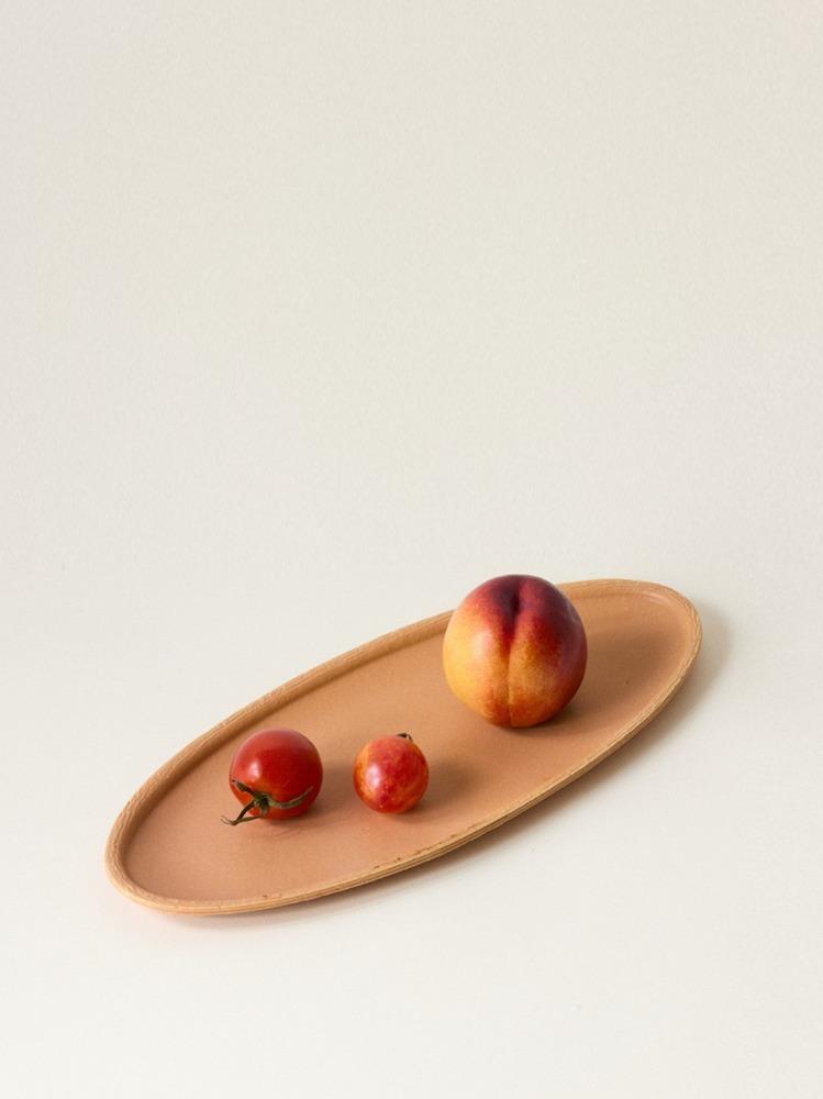 GELA PLATE #OVAL Orange