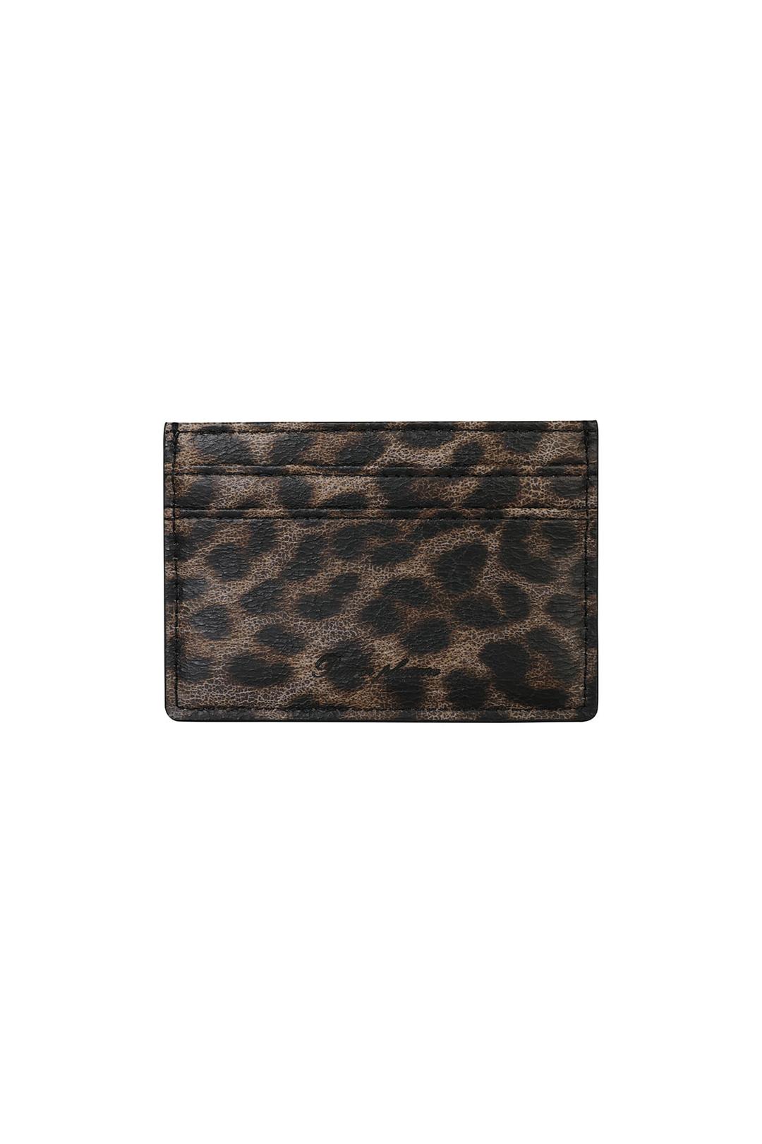 [Exclusive] SIGNATURE CARD WALLET leopard