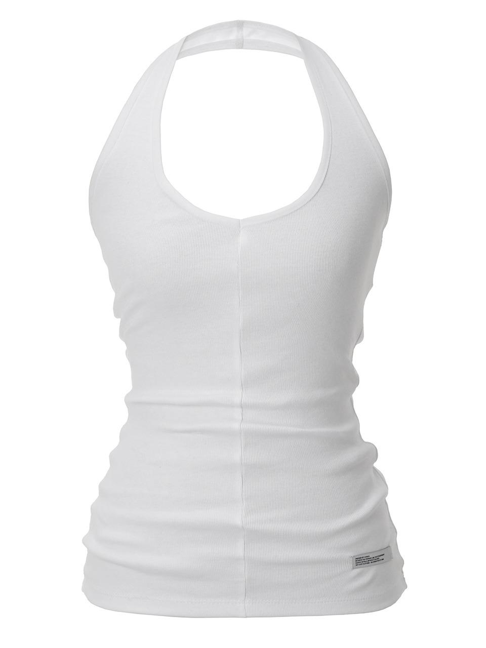 Tactile Halter Sleeveless (white)