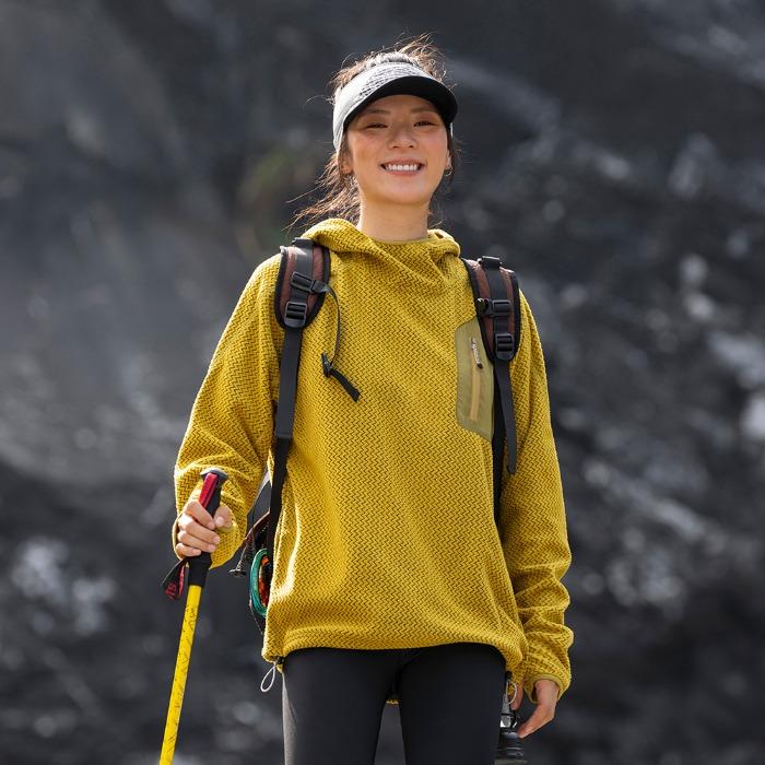 플러피 기모 후드 롱슬리브