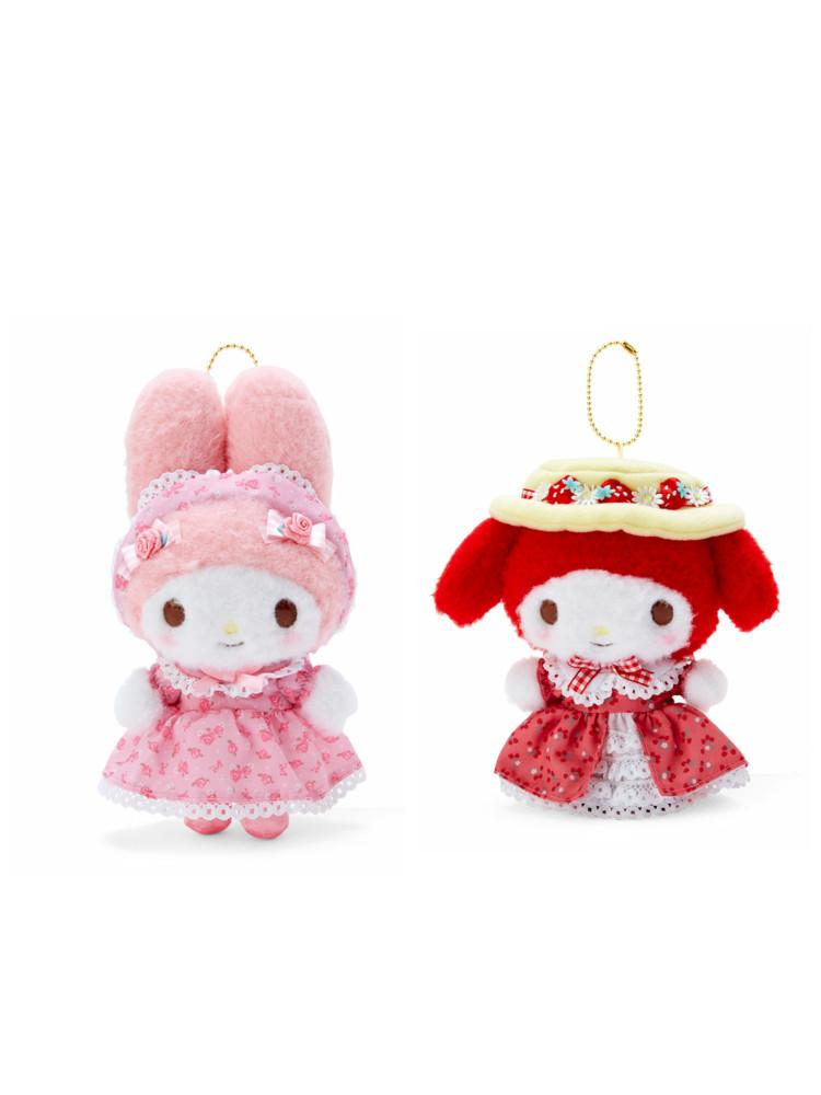 산리오 마이멜로디 모모메로 아카메로 마스코트 인형