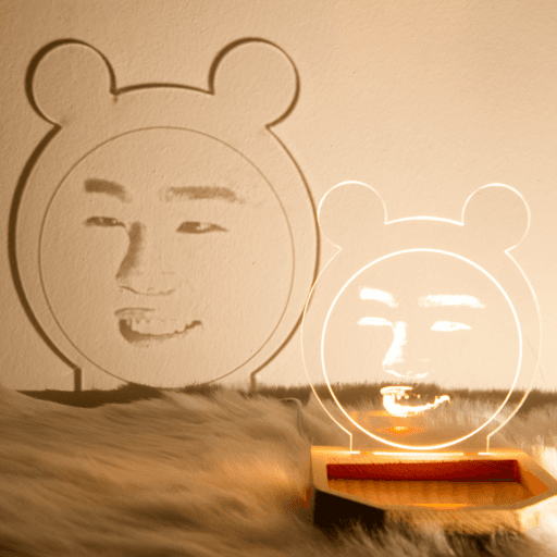 이벤트 🎉얼굴각인 병맛 그림자 무드등 생일선물 할로윈