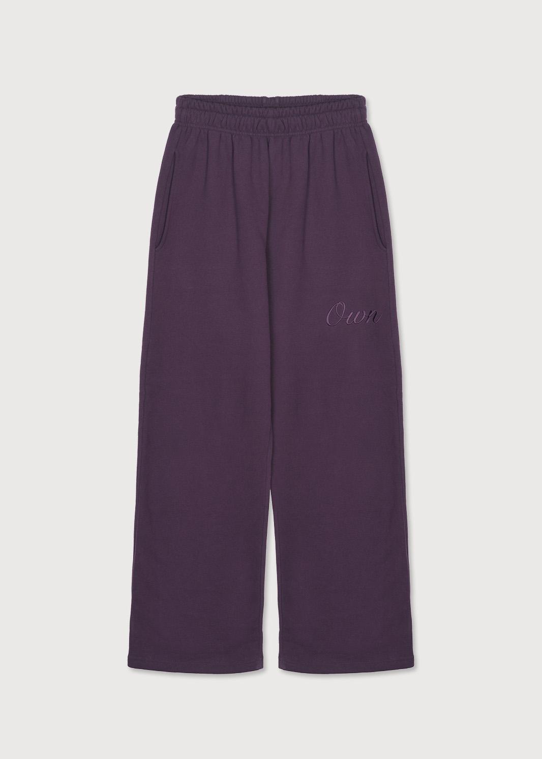 [2ND] OWN FLOW SWEATPANTS - DEEP PURPLE