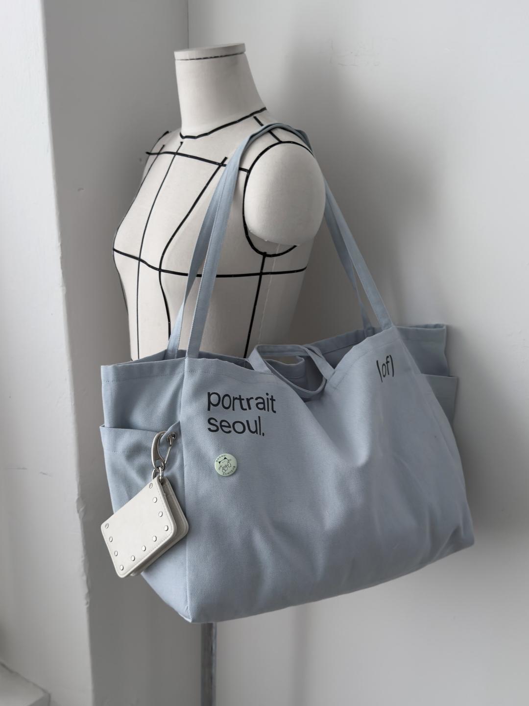 [5차] [prts made] 포트레이트 캔버스 빅 쇼퍼백 5colors