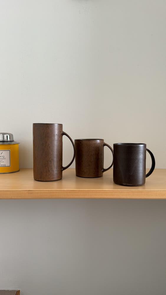 [브라운 머그] 이나희 작가 라운드 플레이트 2Type 2Size