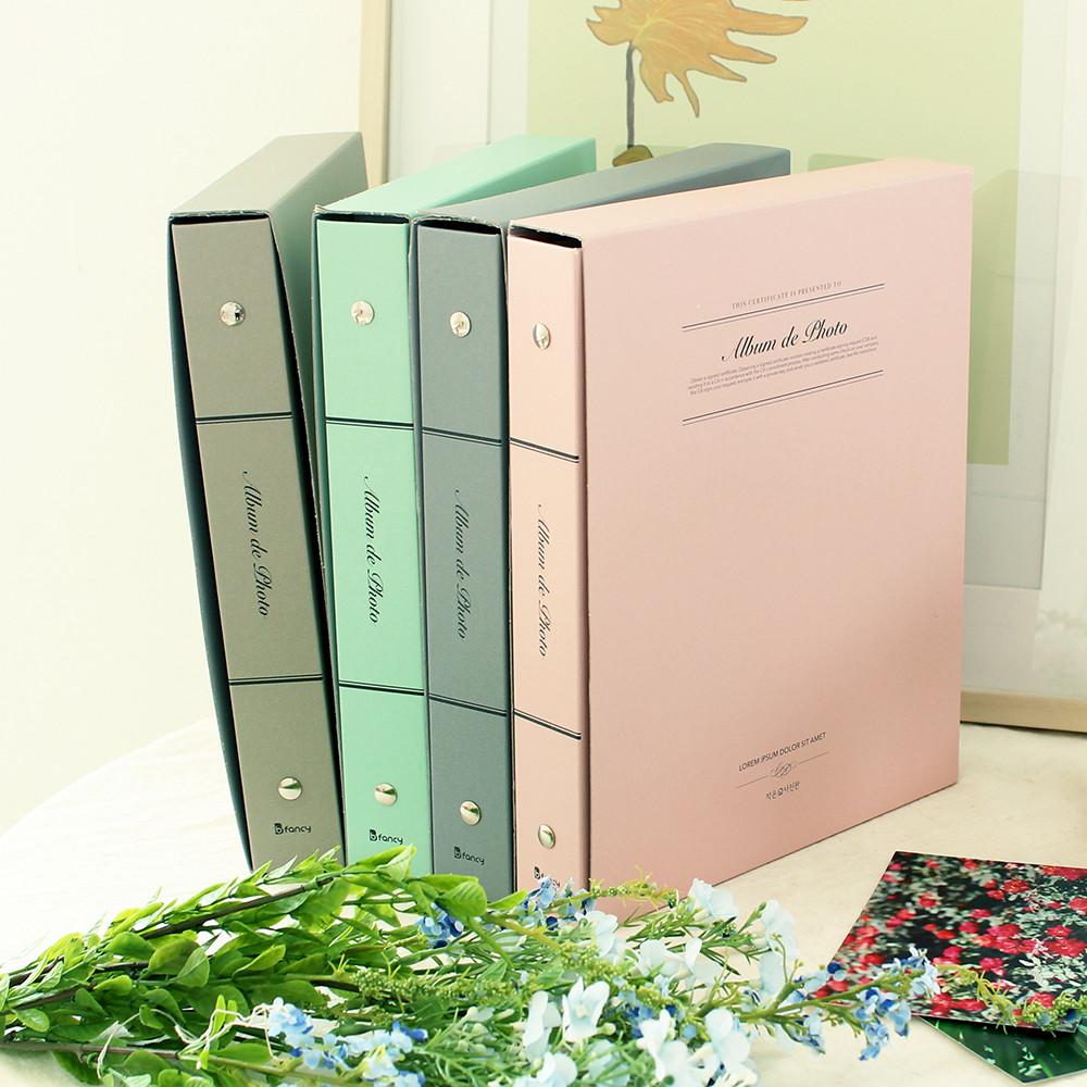 비팬시 바인더 앨범 (사진앨범 4X6 접착식 포켓 포토북 사진첩 초음파 커플 스크랩북)