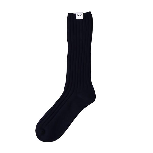 Mid-Calf Cotton Socks (midnight navy)