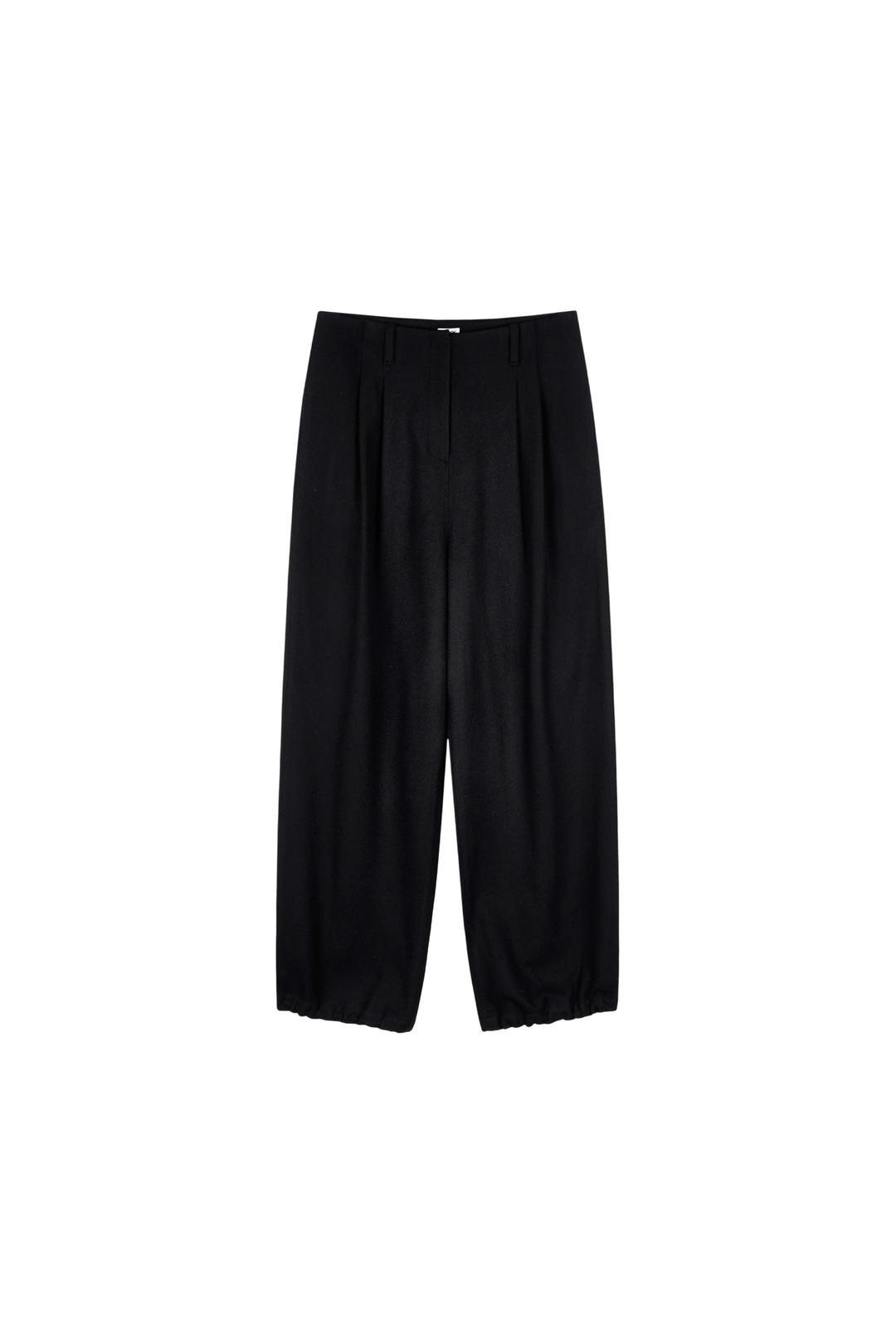 WOOL JOGGER PANTS (BLACK)