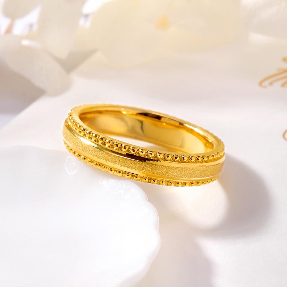 골드팡 24k 순금 볼드라인밀그레인라이트 반지 럭셔리 결혼 생일 기념일 축하 선물