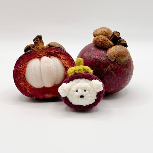 🐾멍고스틴🐾[생일선물 커플키링 뜨개인형]