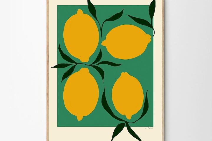 ANNA MÖRNER - Green Lemon (액자포함)