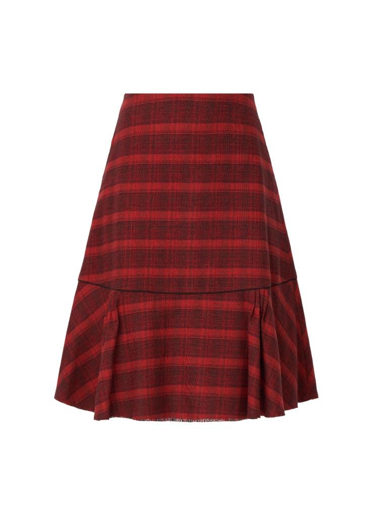 Midi skirt - Red
