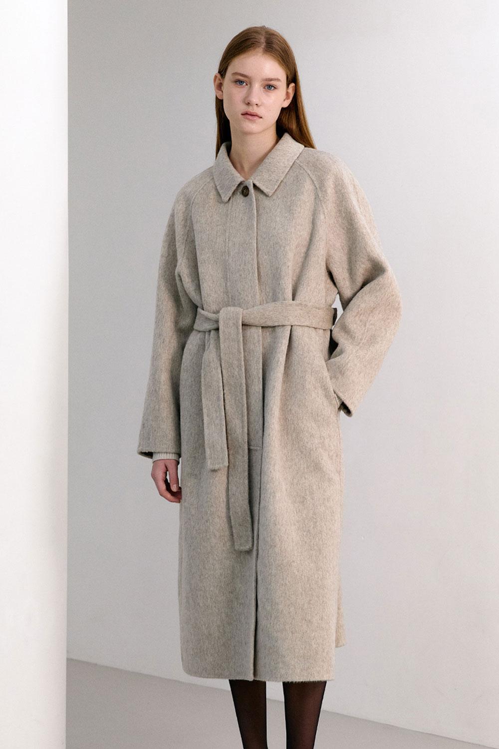 Carolyn raglan handmade coat_oatmeal