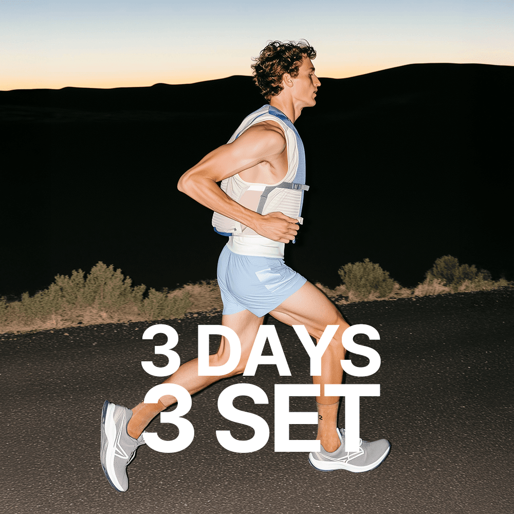 [3Days 3SET] 피그먼트 러닝 크루 삭스