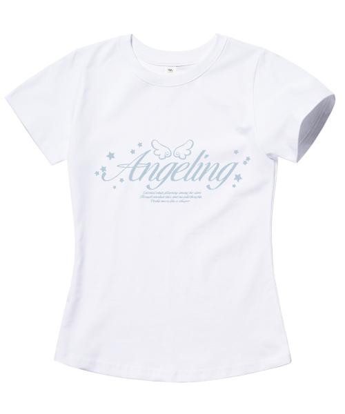 Angeling 슬림핏 반팔티