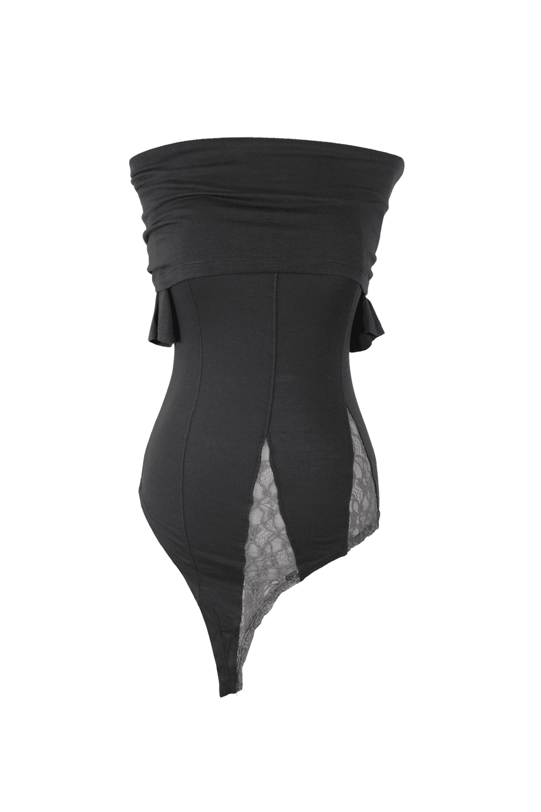 Me愛 - Pure lace off-shoulder T (GRAY)