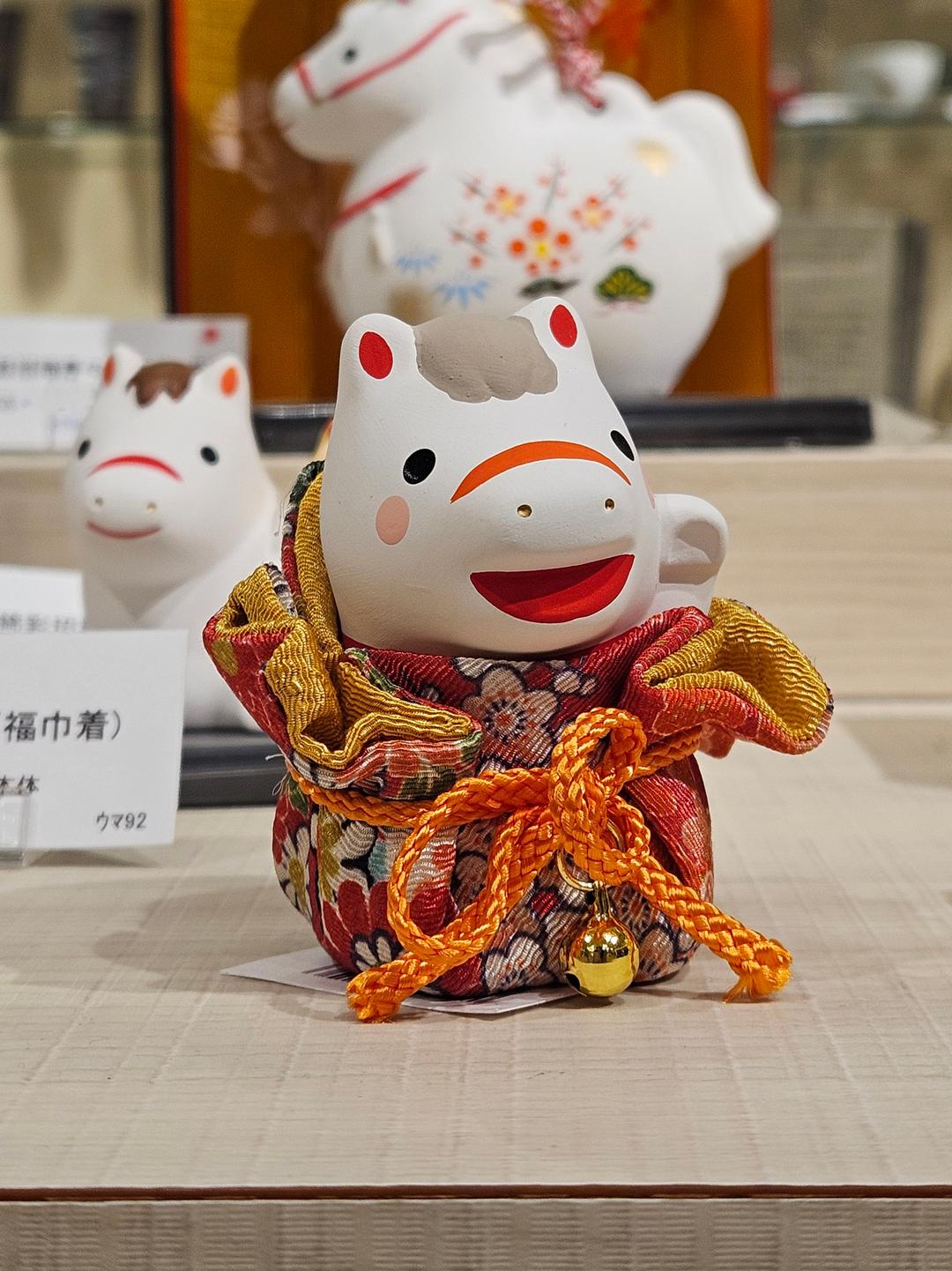 야쿠시가마 2026년 말의 해 모포 도자기 장식