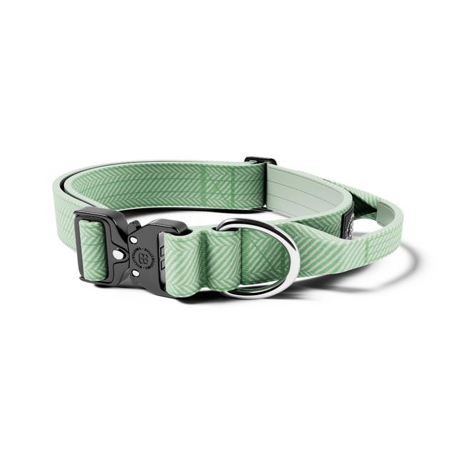 불리빌로우 2.5cm Herringbone Combat® 목줄 WITH HANDLE 민트 그린(Mint Green)