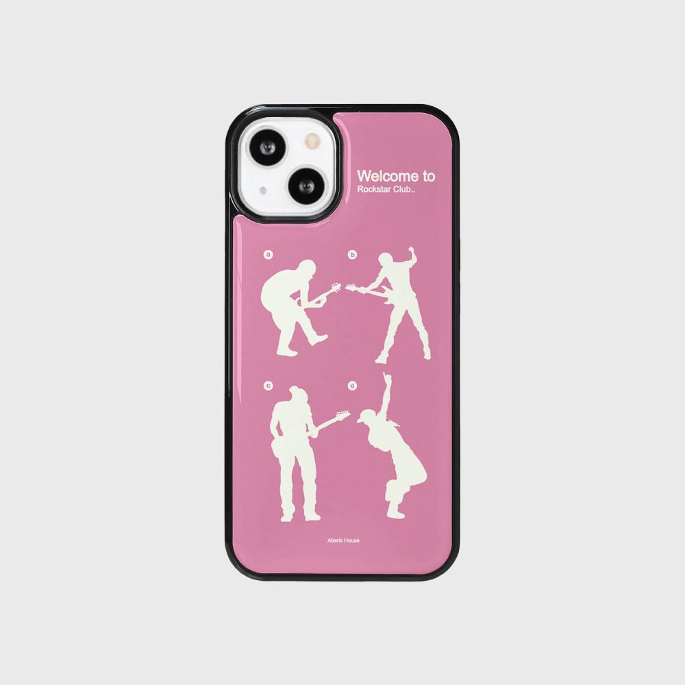 Welcome to Rockstar Club 에폭시 케이스 (Pink)