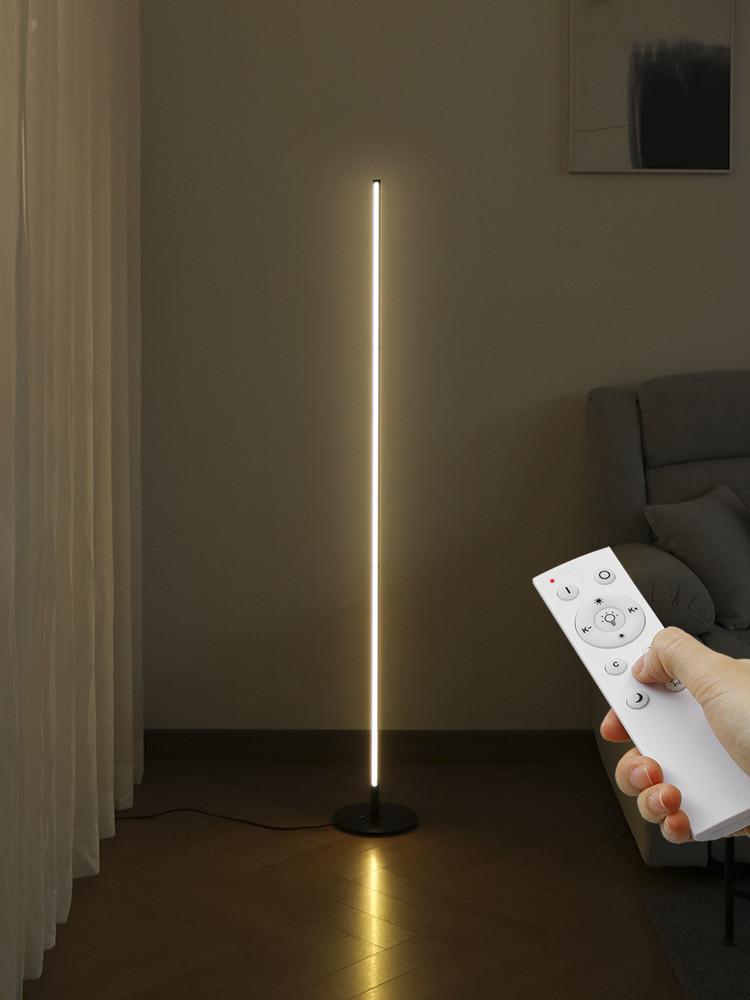 [멤버십 세일가] 바네스데코 LED 장스탠드 리모컨 무드등 직선형 일자 코너 플로어 조명