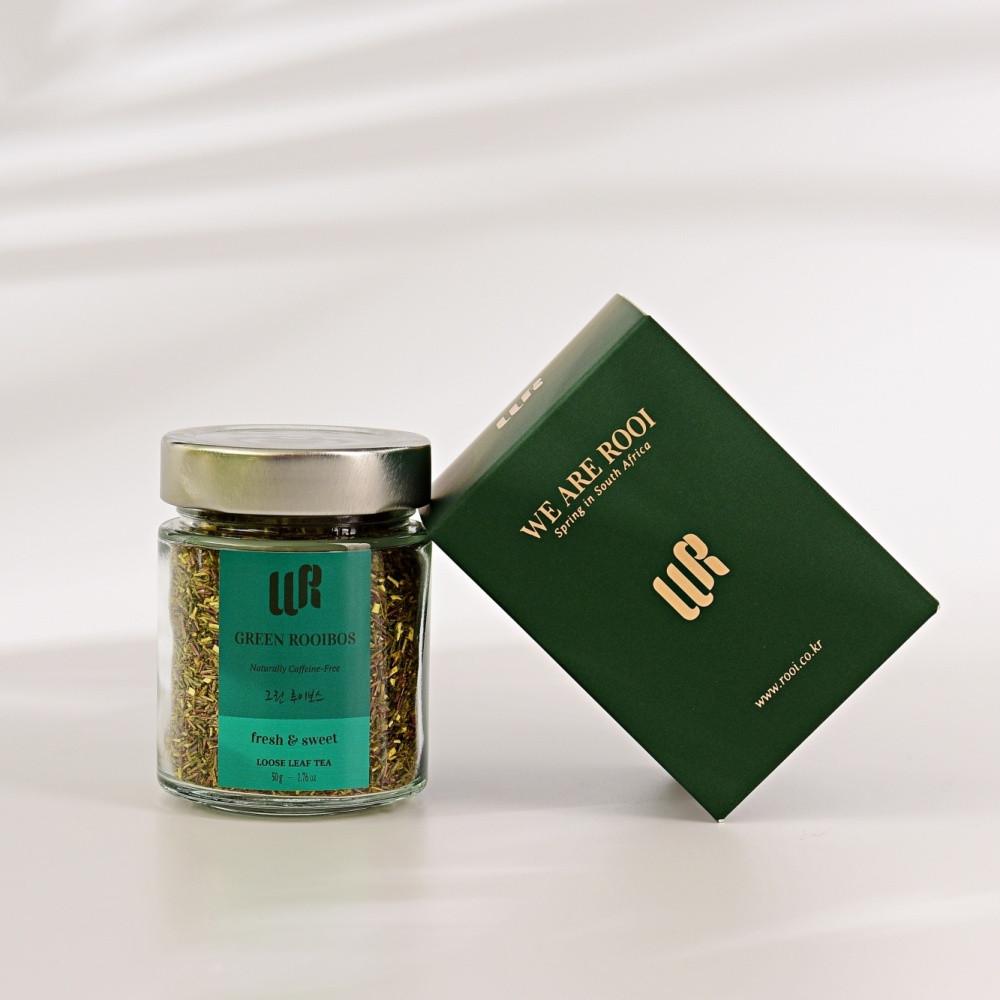 그린 루이보스 잎차 Loose tea 50g 위아루이 무카페인 허브티