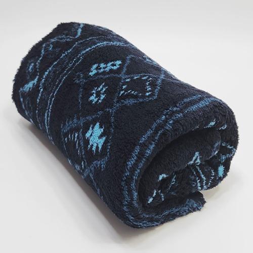 도톰한 고퀄리티 DTY 양면보아 네이비 트리