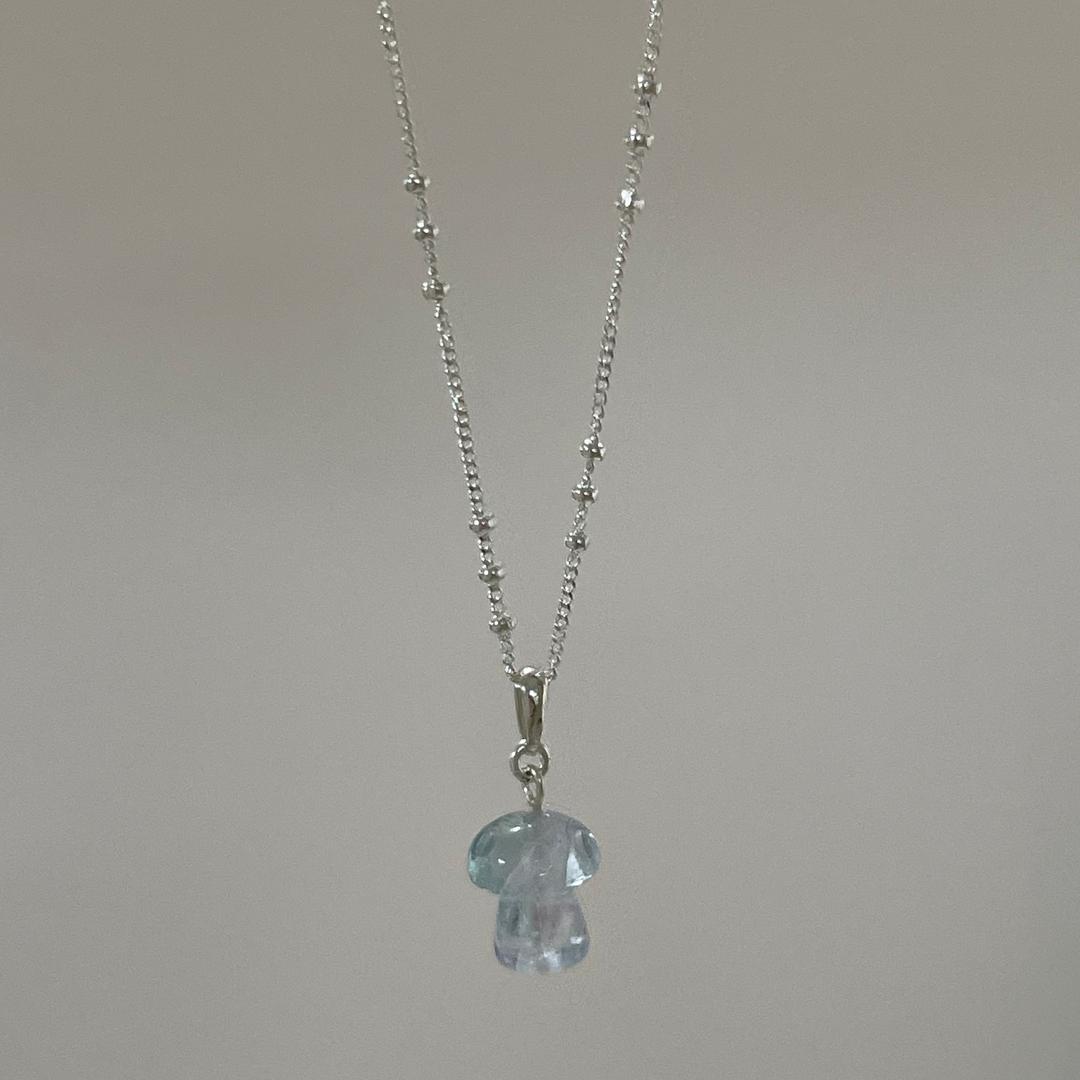 하이메 mushroom stone necklace