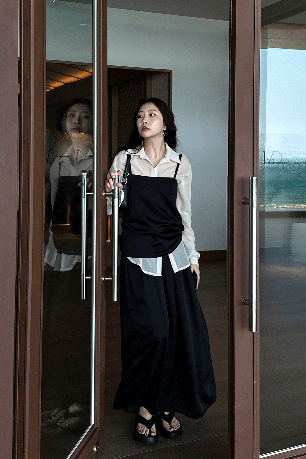 레몬 새틴 스커트 2 colors