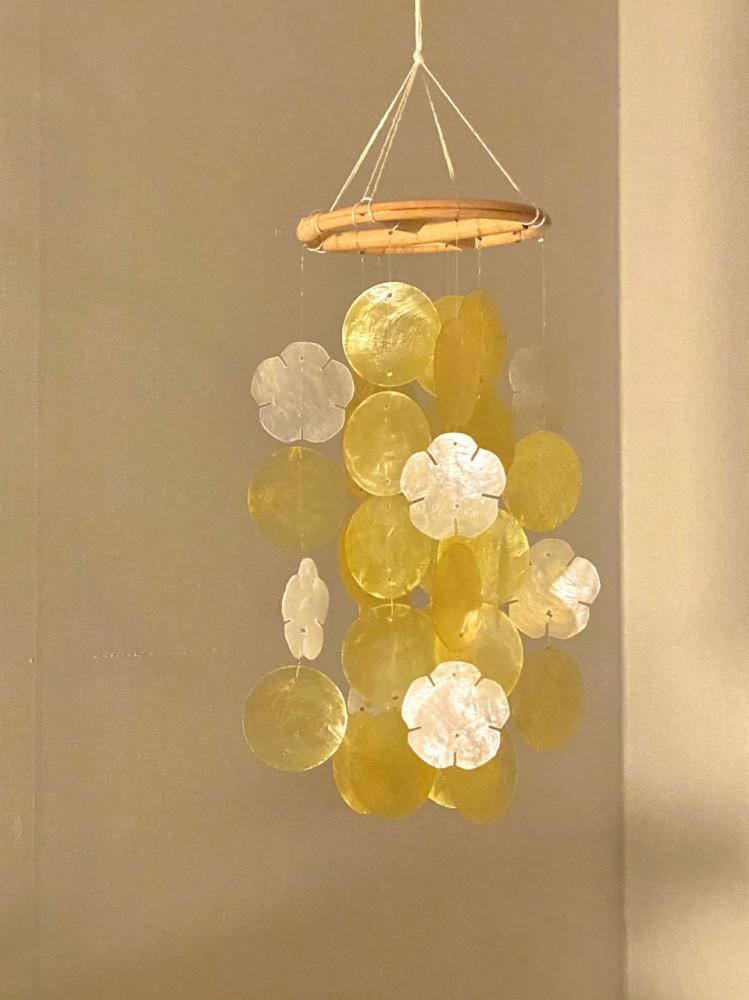 꽃자개모빌 벚꽃자개모빌 자개모빌 인테리어소품