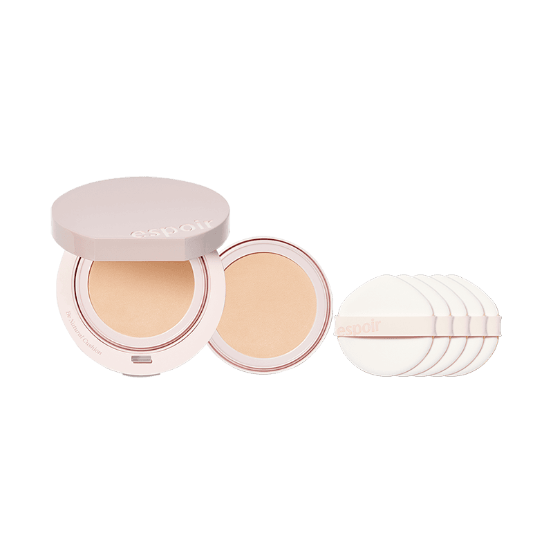 프로테일러 비내추럴 쿠션 21호 아이보리 (본품 14g + 리필 14g) +  비글로우 볼륨쿠션 에어 퍼프 5개 SPF50+/PA++++