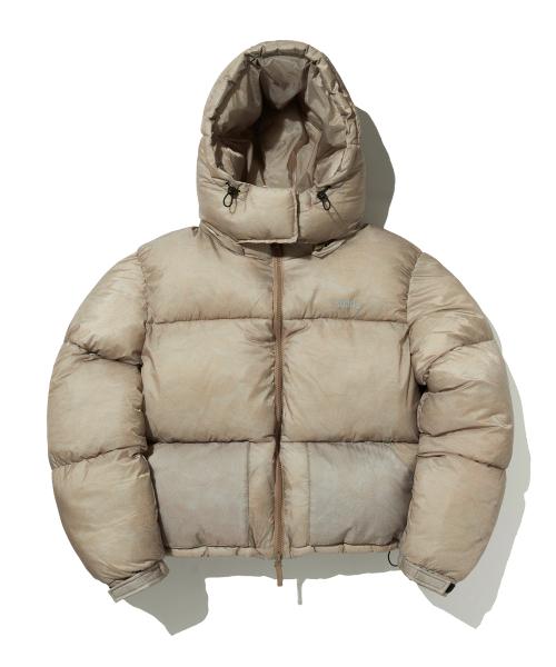 SHORT PUFFER JACKET [BEIGE]