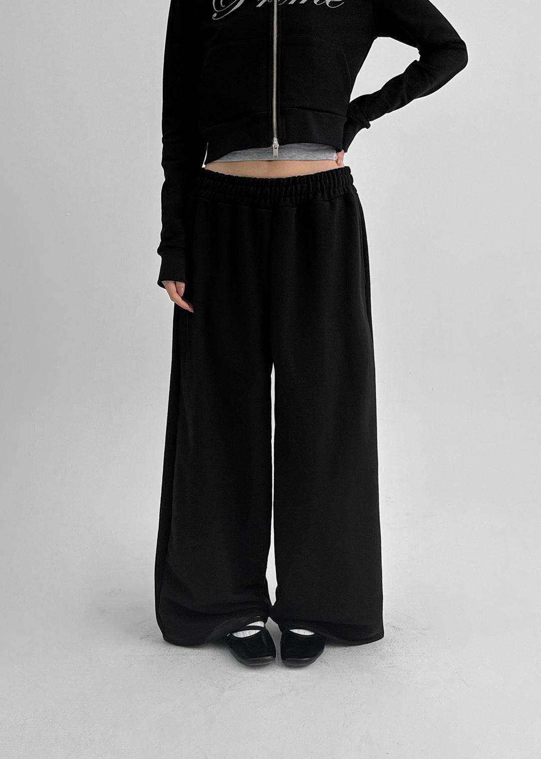 블랙업 [MADE] 디키든 와이드 밴딩팬츠