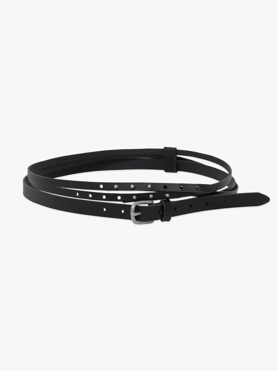 Layered Double Belt_Black
