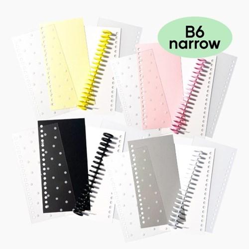 어피스오브띵즈 B6 내로우 스크랩 저널 커버 세트