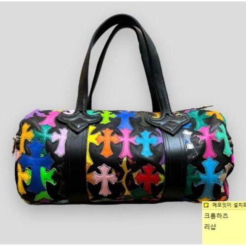 크롬하츠 멀티컬러 크로스 패치 미니 더플 | 머스트잇