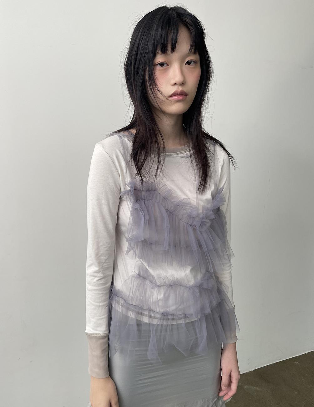 dusty purple aurora top