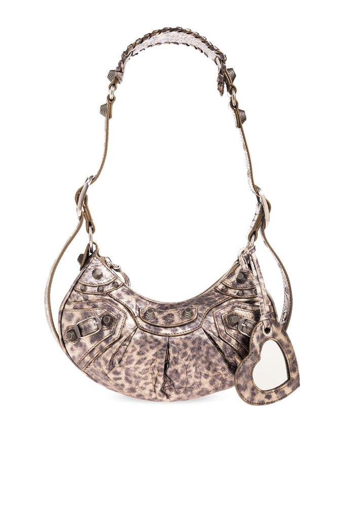 Balenciaga Le Cagole Leopard Print XS Shoulder Bag