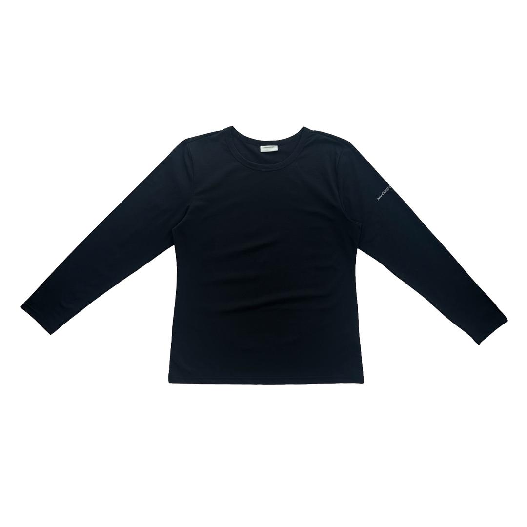 24-003 LONG SLEEVE W/ PEN POCKET (BLACK)