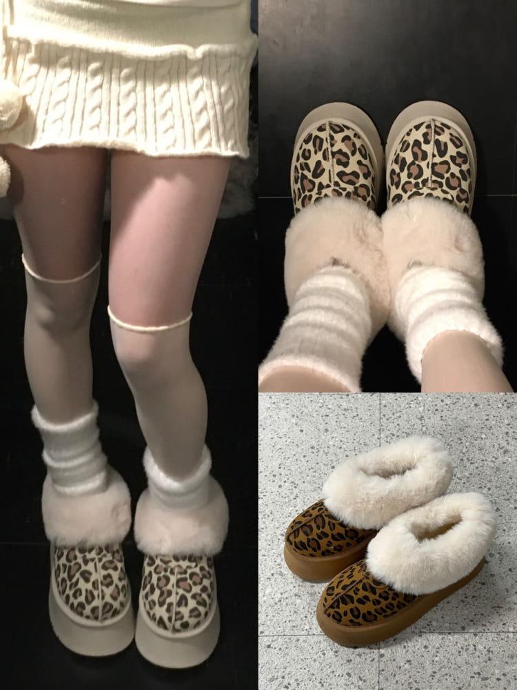 레오파드 퍼 어그