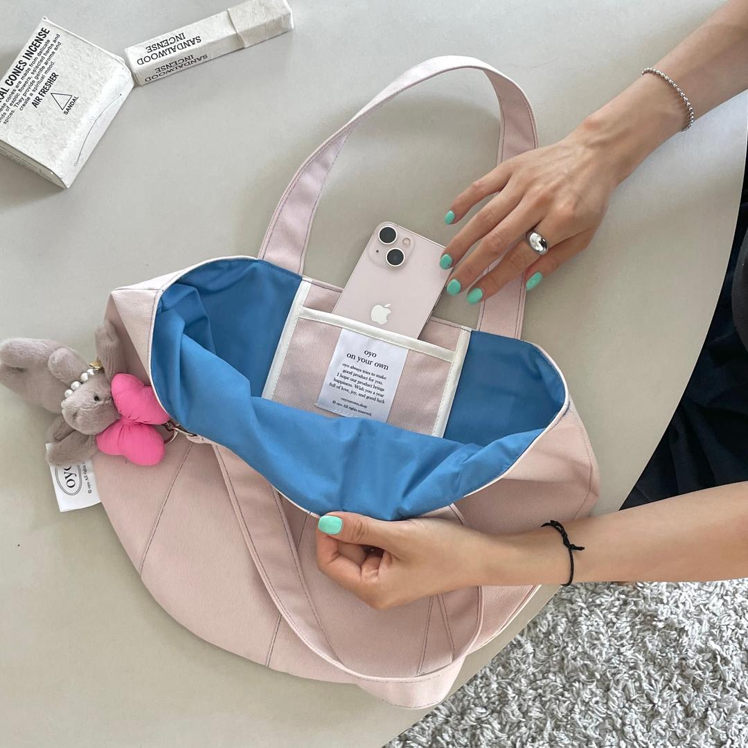 stitch bag- pink