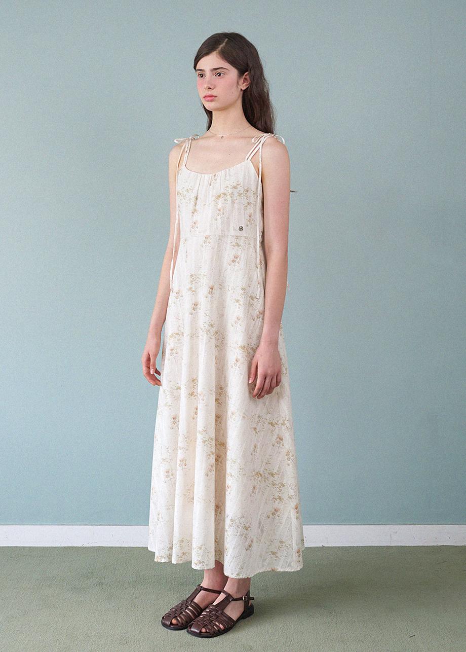 [44-120]  Blair Flower Sleeveless Dress  