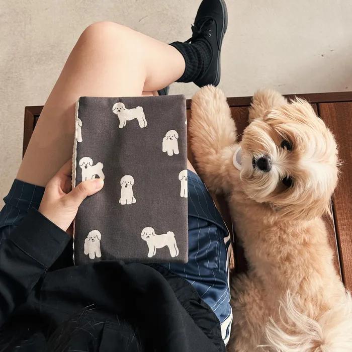 시크릿 북커버 White Bichon _ 3 size