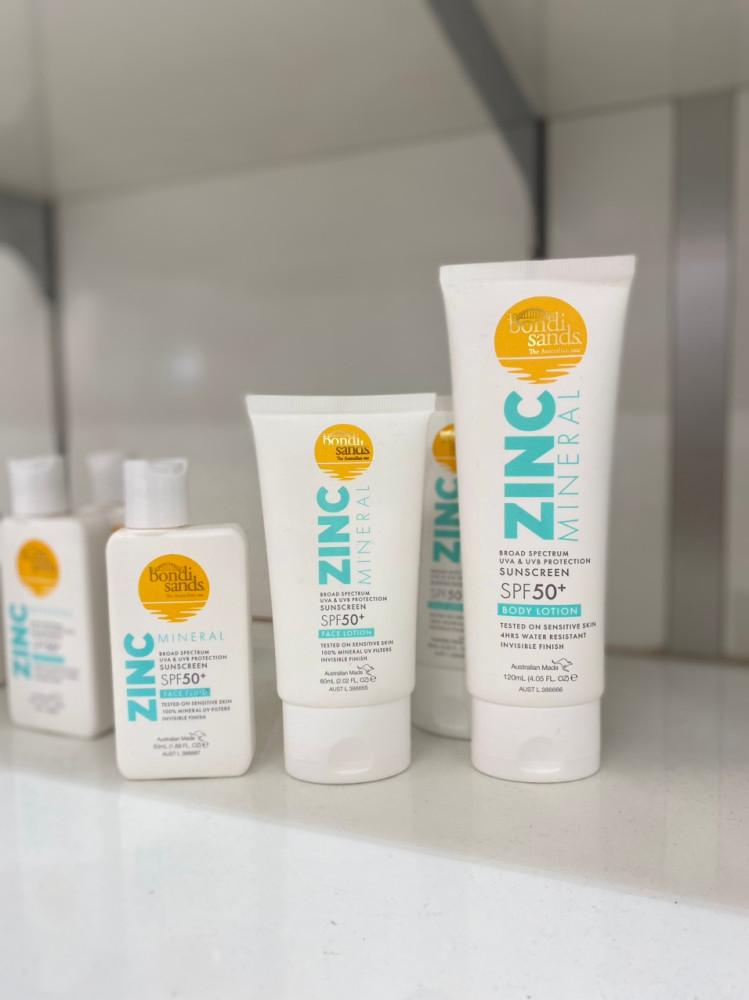 본다이 샌드 징크 미네랄 선크림 SPF50 3종류 얼굴용 바디용