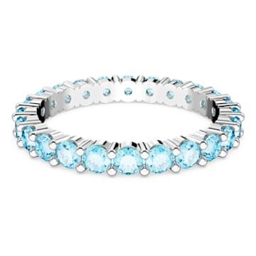 Matrix 링, 라운드 컷, 블루, 로듐 플래팅