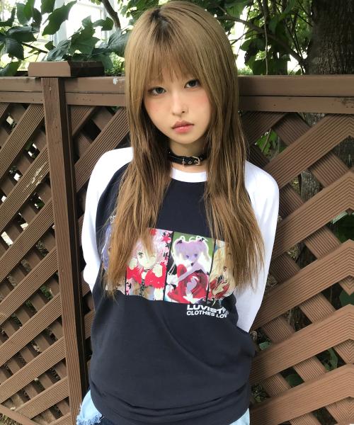 SHUGO CHARA! RAGLAN TEE(NAVY)