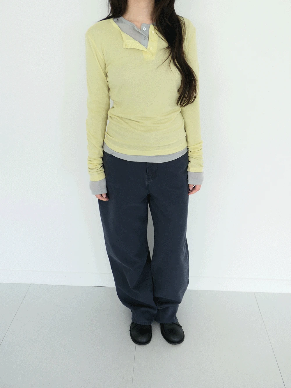 바이오 워싱 코튼 팬츠 (3c)